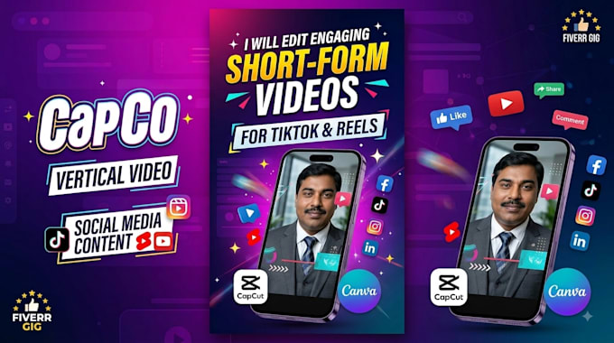 edit engaging short form videos for creators and personal brands