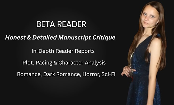 be your dark romance thriller and horror beta reader