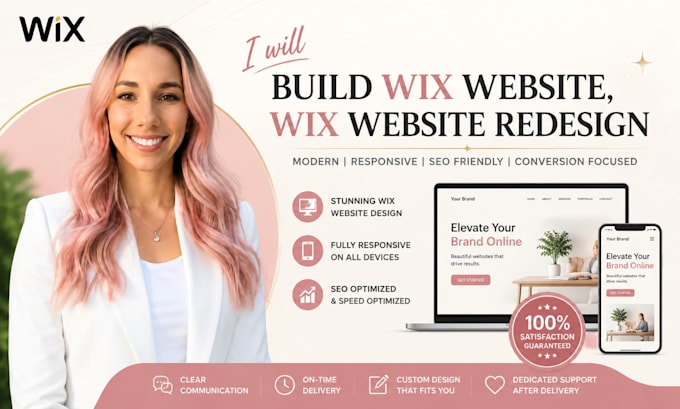 build wix website, wix website redesign