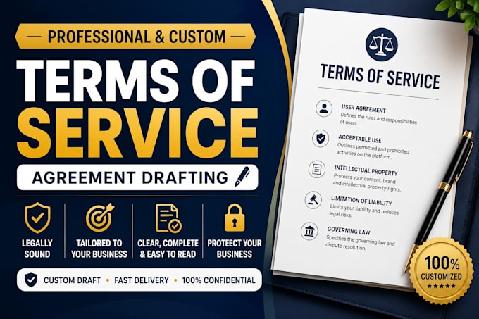 draft terms of service for ecommerce platform
