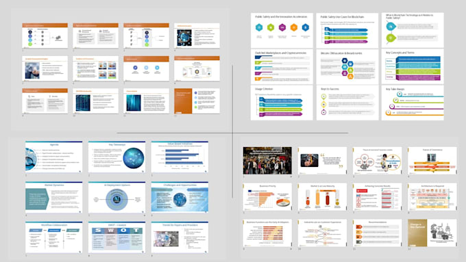 design wonderful business presentation