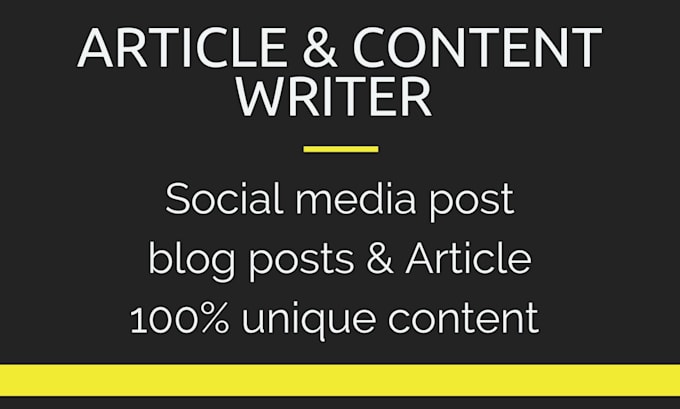 write engaging social media content and articles