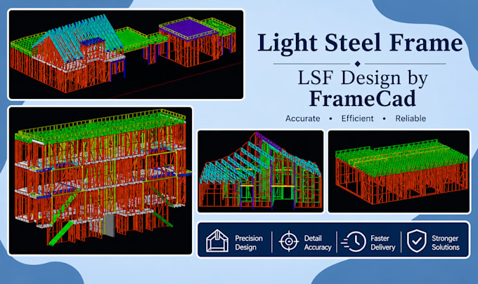 design light steel framing structures in framecad