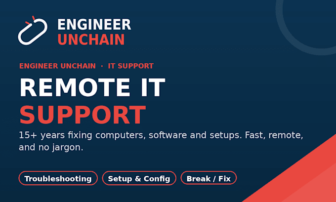 provide remote IT support and fix your computer or software issues