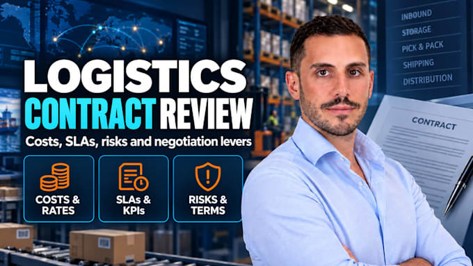 review and optimize your logistics or warehousing contract
