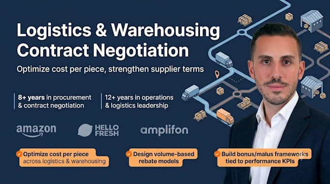 negotiate and optimize your logistics and warehousing contracts
