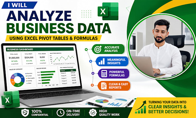 analyze business data using excel pivot tables and formulas