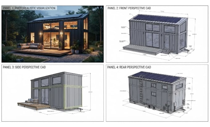 design a custom modern house for 3d modeling, printing, and rendering