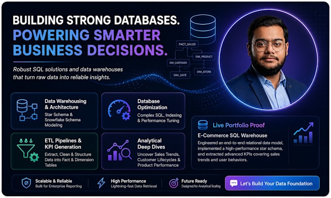 design sql databases, star schema data models, and etl pipelines