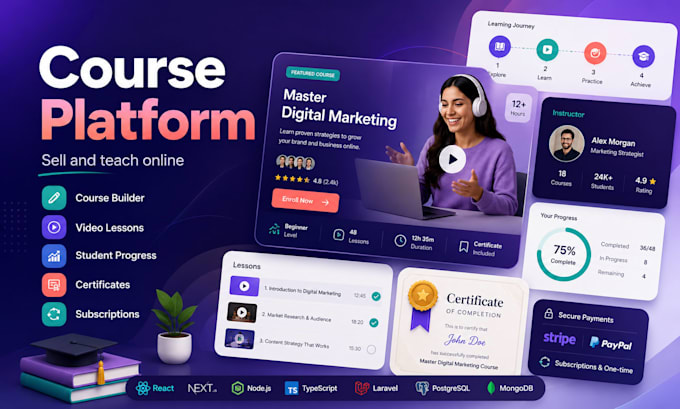 build an online course platform
