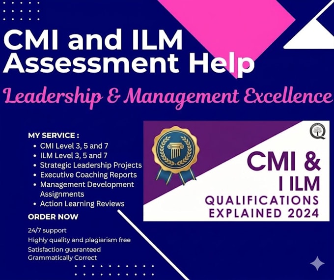 do ilm assessments and write cmi units