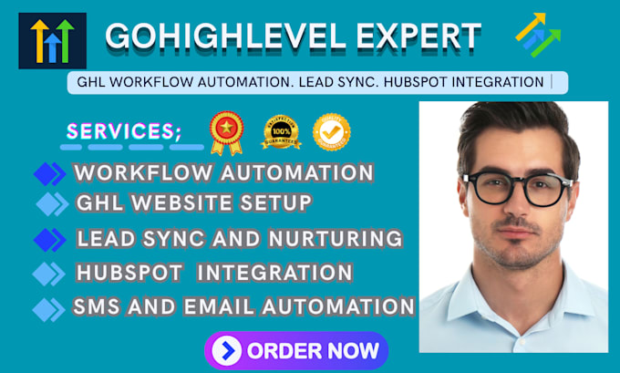 ghl automation, ghl workflows, ghl website, ghl lead sync, hubspot integration