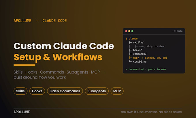 set up your claude code with custom skills, hooks and mcp