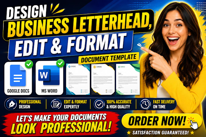 design business letterhead, edit format google docs, ms word document template