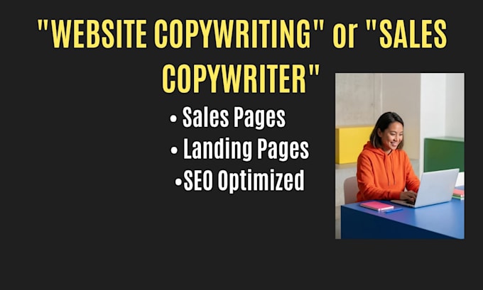 write high converting website copywriting and sales pages