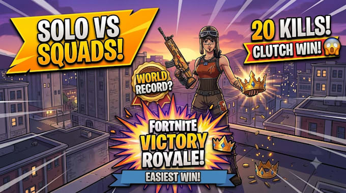 create high CTR fortnite youtube thumbnails