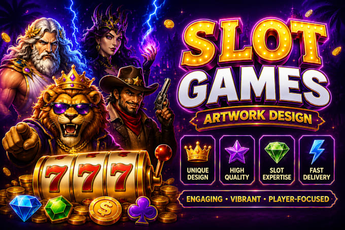 create amazing slots game graphics