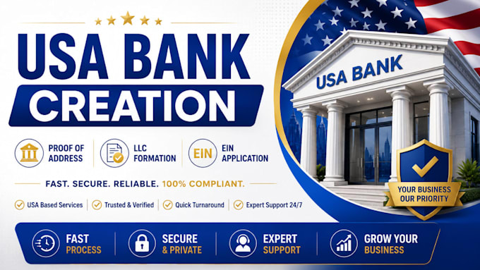 usa bank creation llc registration, wise, mercury, USA physical proof of address