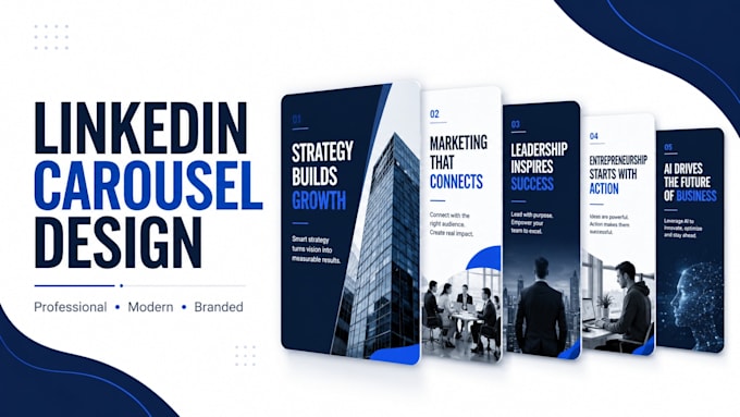 design professional linkedin carousel posts in canva