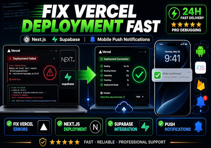 fix deploy lovable web app replit base44 bolt app to vercel supabase aws netlify