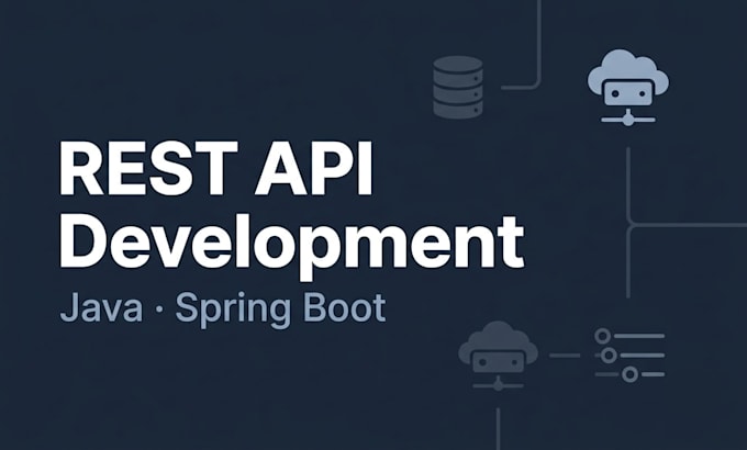 build a rest API backend with java spring boot