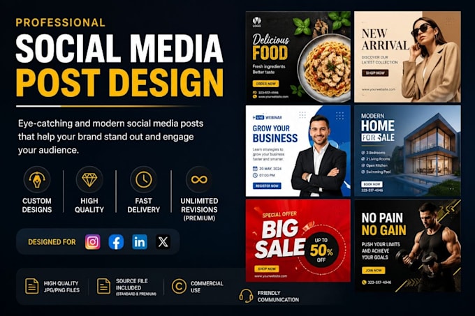 design social media posts