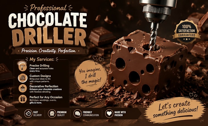 be chocolate driller for your summer parties
