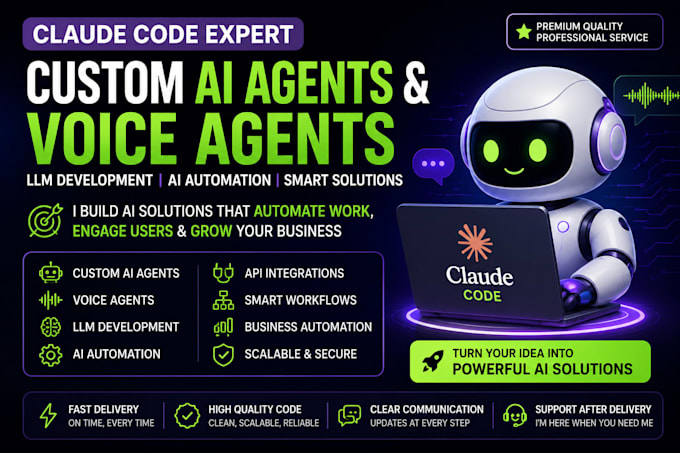 fix claude code expert custom ai agents voice agents llm project development pro