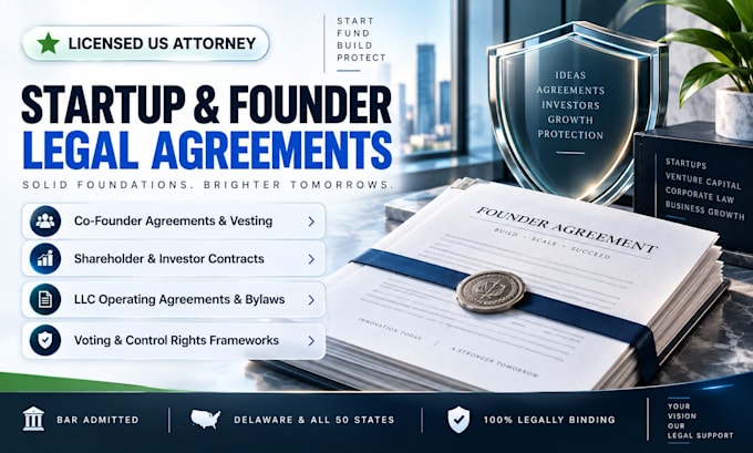 draft founder voting rights agreements as a US attorney