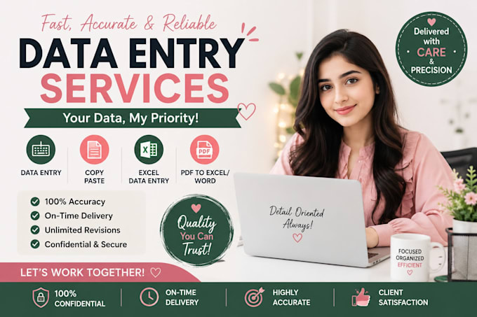 do data entry, copy paste, web research, and excel, word tasks