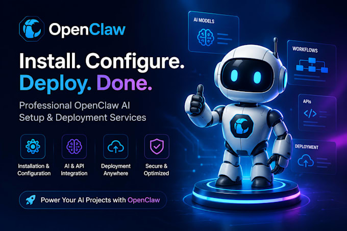 install, configure and deploy openclaw ai