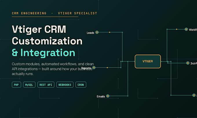customize, develop, and fix vtiger CRM