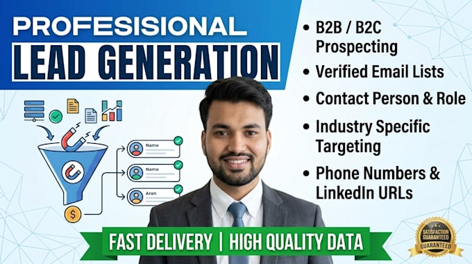 b2b lead generation and build targeted email lists