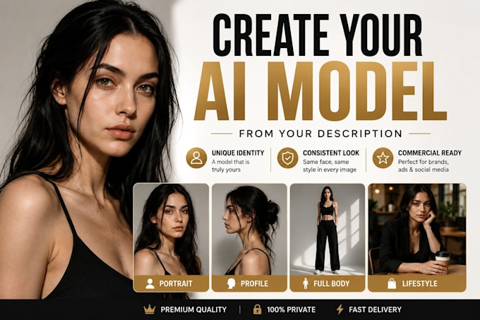 create a realistic ai model for your brand