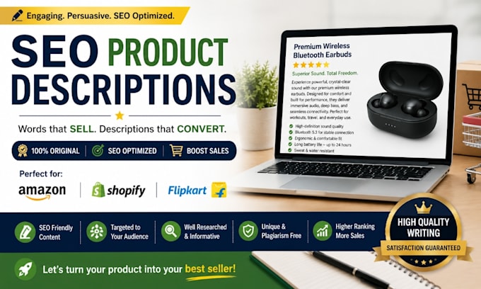 write SEO friendly product descriptions