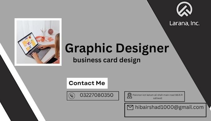 do  business cards ,posters,and social media posts