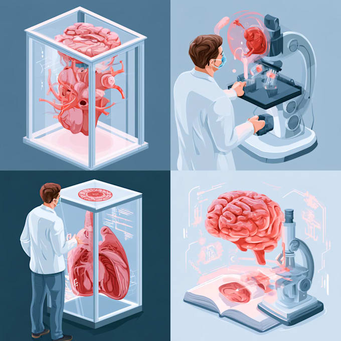 draw medical and science illustrations