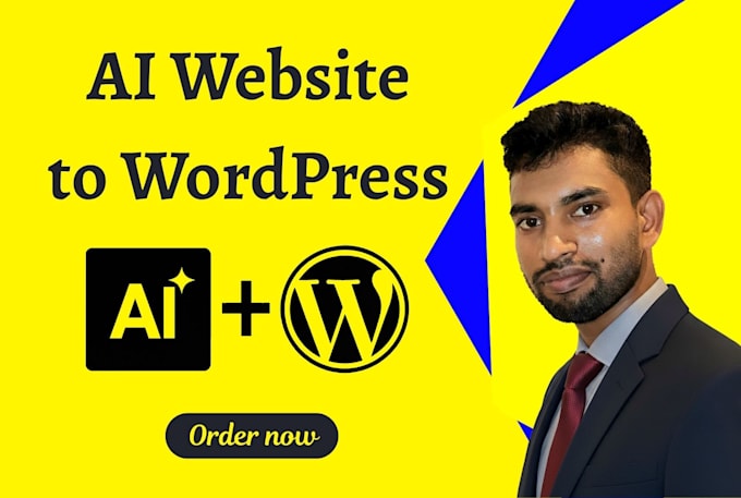 convert lovable bolt v0 or claude ai website to wordpress