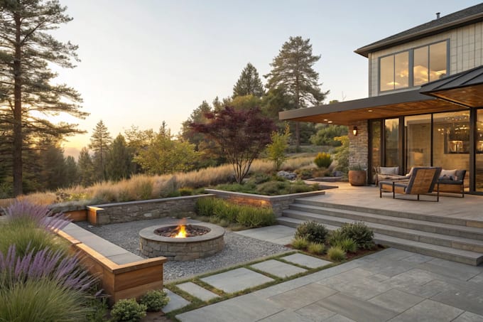 do backyard landscape design, patio, front yard design