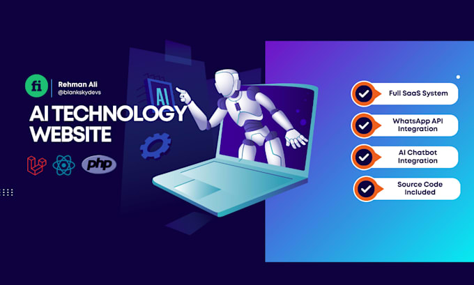 build your business web app using laravel with ai and automation features