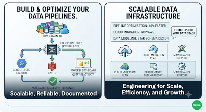 build and optimize your scalable etl data pipelines