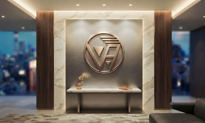 do modern minimalist and geometric logo design