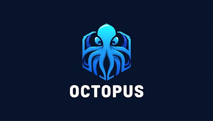 design outstanding octopus logo with express delivery