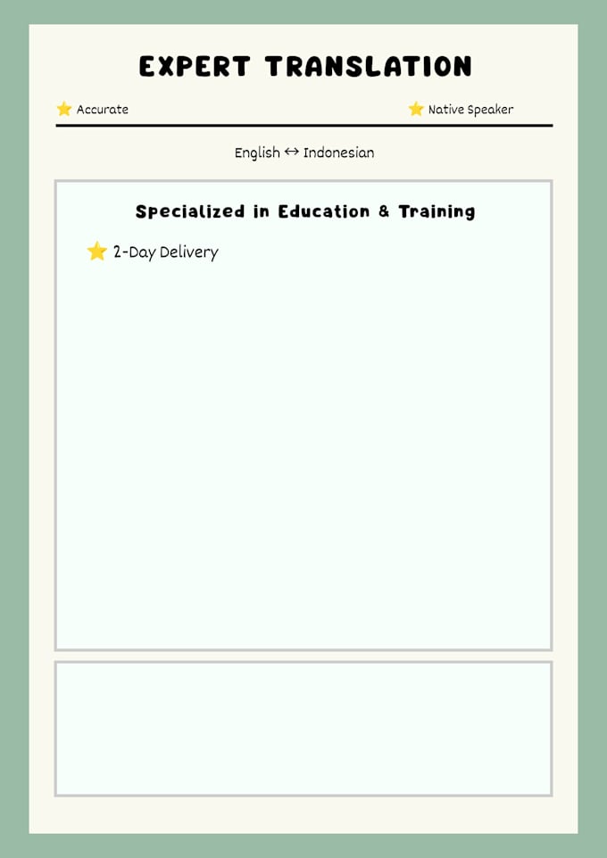 translate educational content and training materials