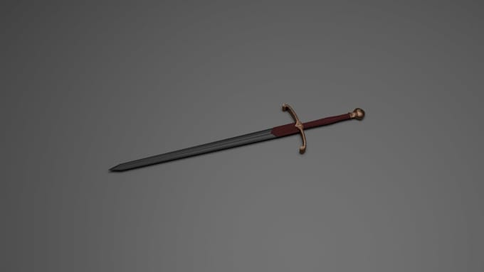 make a game ready objects, weapons using blender