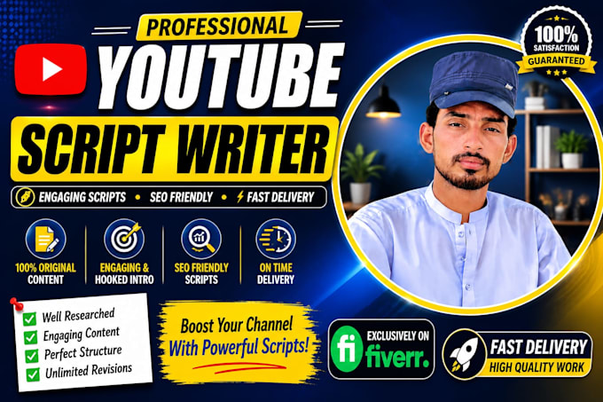 write engaging youtube scripts for faceless channels