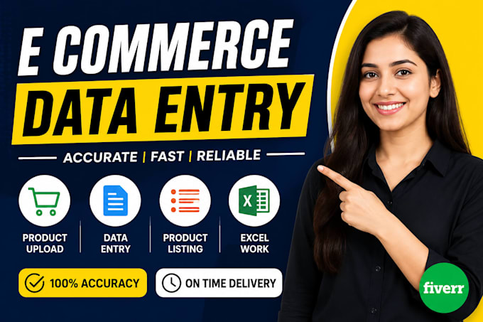 do accurate product listing and ecommerce data entry