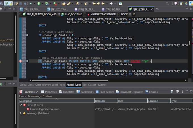 sap backend developer rap modern