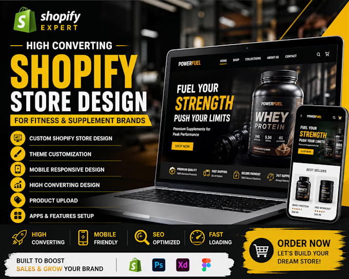 create ecommerce shopify website