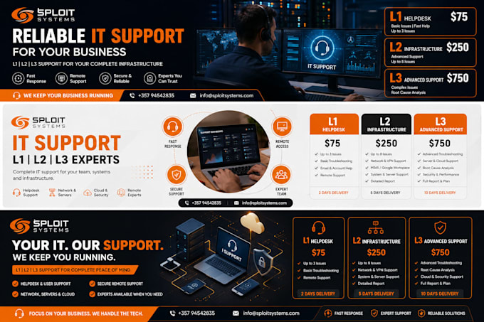 provide IT support to your organization